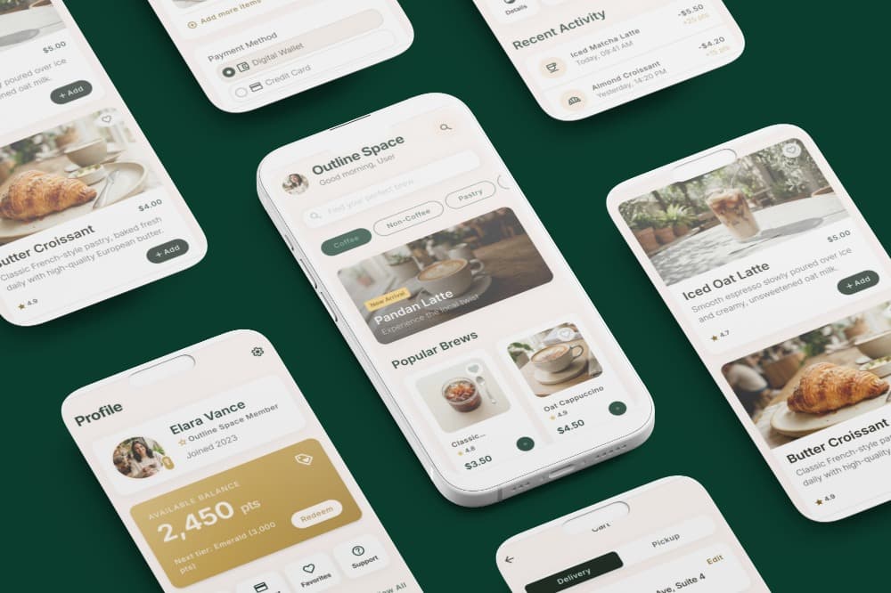 UI/UX Outline Space