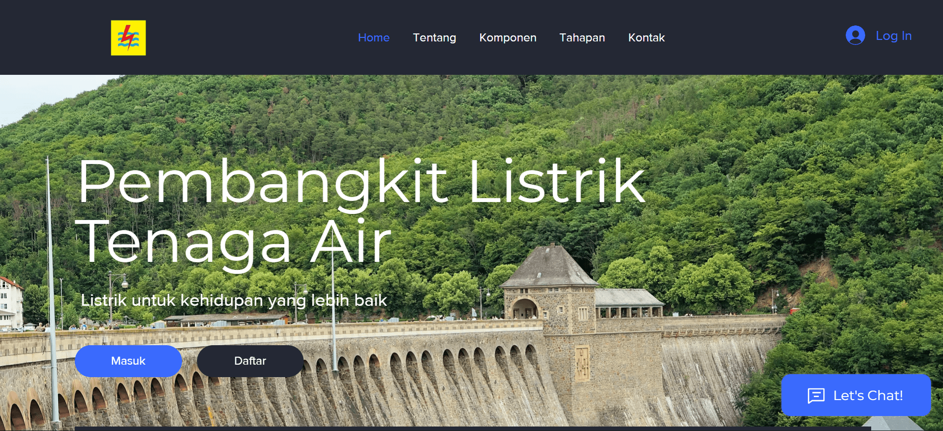 Website PLTA
